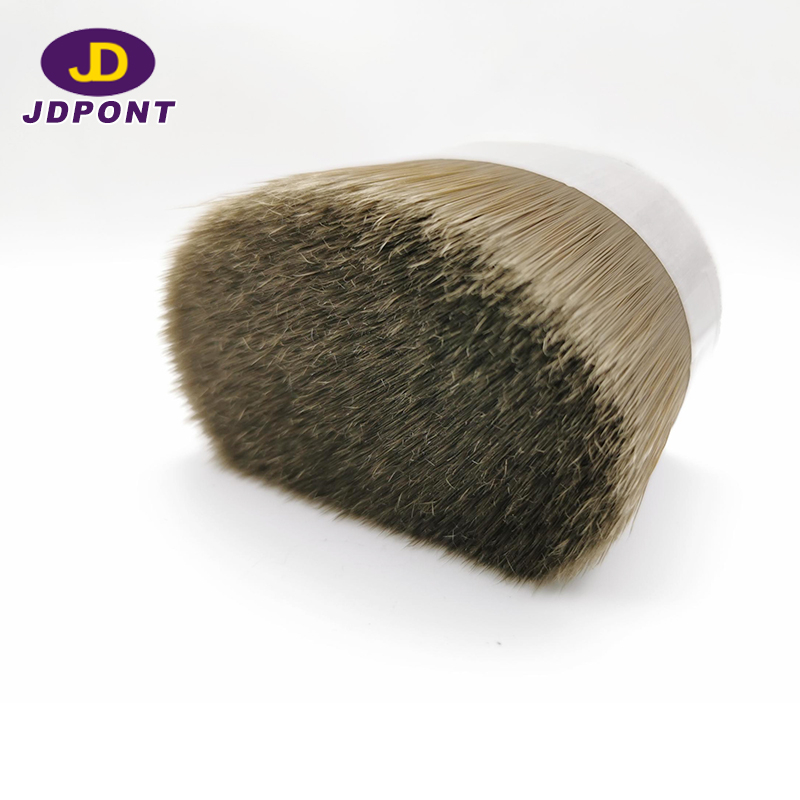 Filamento de cepillo de cección cruzada marrón para cepillo de pintura --------- JDFCB # 01