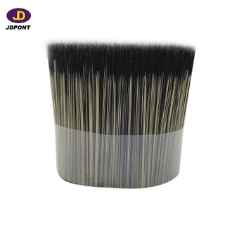 Minihollow negro mezcla cónico cepillo de imitación de cerdas filamentos